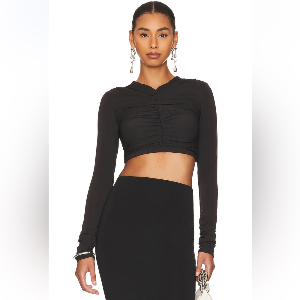 Revolve: L’ Academie ‘Mae’ Crop Top, Size: XS